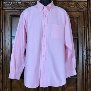 Alexander Julian Colours Pink 100% Cotton Button Down Shirt